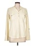 Natural Reflections 100% Cotton Ivory Long Sleeve Blouse Size L - photo 1