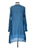 Exist 100% Rayon Blue Casual Dress Size L - photo 2