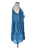 Exist 100% Rayon Blue Casual Dress Size L - photo 4