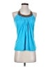 Iz Byer Blue Sleeveless Blouse Size S - photo 1