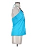 Iz Byer Blue Sleeveless Blouse Size S - photo 4