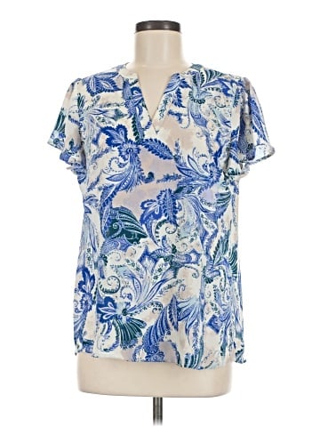 Maurices Short Sleeve Blouse (view 1)