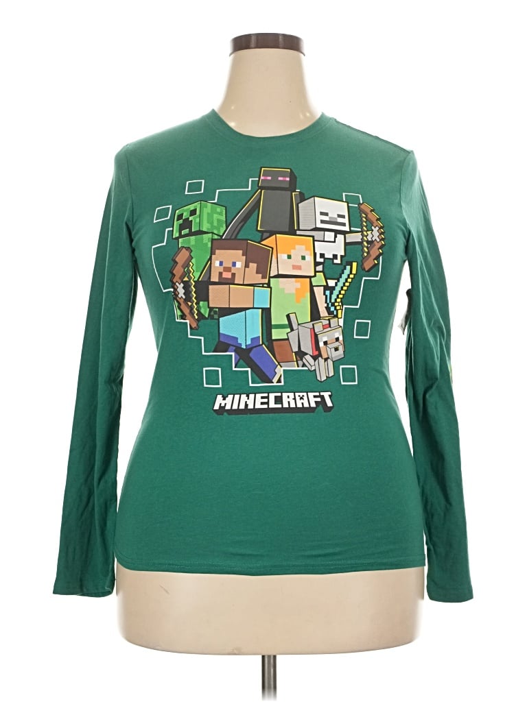 Assorted Brands Long Sleeve T-shirt In Green