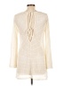 Green Envelope Ivory Long Sleeve Blouse Size L - photo 2