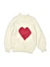 Old Navy Hearts Ivory Pullover Sweater Size 2T - photo 1