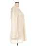 Green Envelope Ivory Long Sleeve Blouse Size L - photo 4