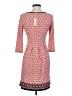 Max Studio Print Orange Casual Dress Size XS - photo 2