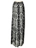 Express Outlet 100% Polyester Print Silver Casual Skirt Size XS - photo 1