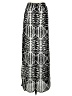 Express Outlet 100% Polyester Print Silver Casual Skirt Size XS - photo 2