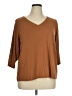 J.Jill Brown 3/4 Sleeve Top Size XL - photo 1