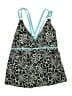 Avenue Print Black Swimsuit Top Size 26 - photo 1