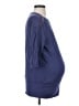 Isabel Maternity Blue 3/4 Sleeve Top Size Sm Maternity - photo 4