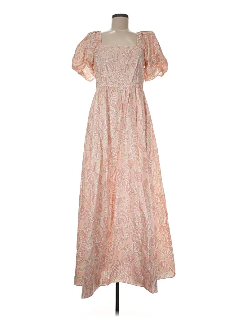 Pre-owned Sail To Sable Casual Dress In Pink