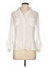 Candie's 100% Polyester Ivory 3/4 Sleeve Blouse Size L - photo 1