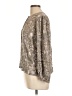 Angels 100% Rayon Gray Long Sleeve Blouse Size L - photo 5
