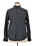Perry Ellis Houndstooth Gray Long Sleeve Button-Down Shirt Size XL - photo 1