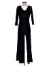 Clara Sun Woo Solid Black Jumpsuit Size S - photo 2