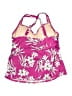 Kona Sol Floral Pink Swimsuit Top Size XL - photo 2
