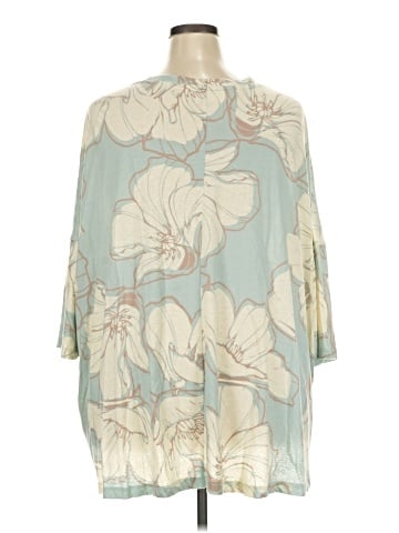Peace Love World 3/4 Sleeve Blouse (view 2)