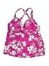 Kona Sol Floral Pink Swimsuit Top Size XL - photo 1