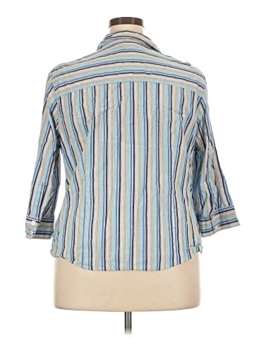 Style&Co 3/4 Sleeve Button-Down Shirt (view 2)