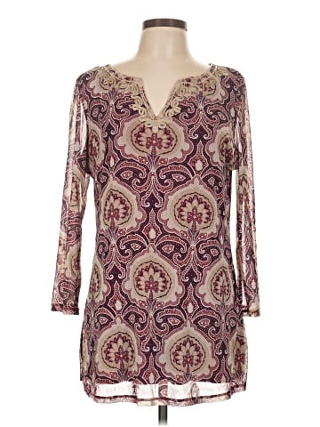 INC International Concepts 3/4 Sleeve Top (view 1)