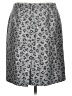Ann Taylor LOFT Animal Print Silver Formal Skirt Size 10 - photo 2