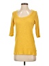 t.la Yellow 3/4 Sleeve Top Size L - photo 1
