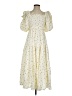 Worth 100% Cotton Stars Ivory Casual Dress Size S - photo 1