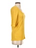 t.la Yellow 3/4 Sleeve Top Size L - photo 4