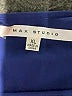 Max Studio 100% Polyester Solid Blue Casual Dress Size XL - photo 7