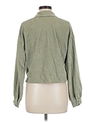 Madewell Knit Corduroy Crop Shirt-Jacket (view 2)