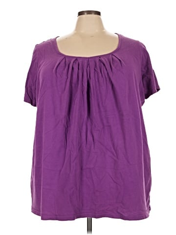 Roaman's Short Sleeve Blouse (view 1)