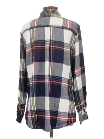 Pink Rose Long Sleeve Button-Down Shirt (view 2)