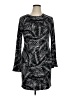 MICHAEL Michael Kors Graphic Black Casual Dress Size XL - photo 1