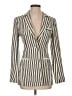 BCBGMAXAZRIA Stripes Ivory Blazer Size XXS - photo 1