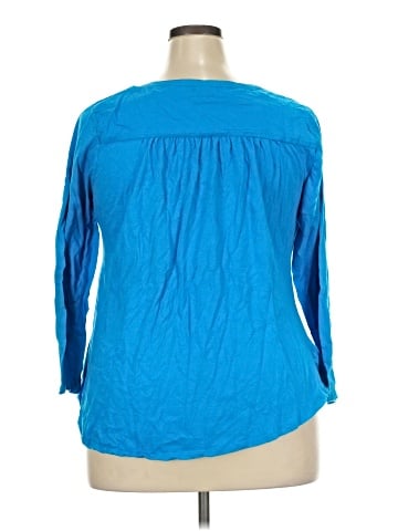 One World 3/4 Sleeve Top (view 2)