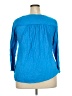 One World Blue 3/4 Sleeve Top Size 2X - photo 2