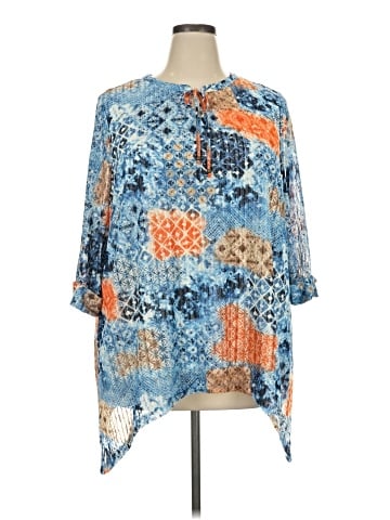 Catherines 3/4 Sleeve Blouse (view 1)