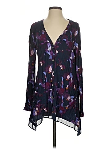 LOGO by Lori Goldstein Long Sleeve Blouse (view 1)
