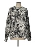 Zella Print Silver Sweatshirt Size L - photo 1