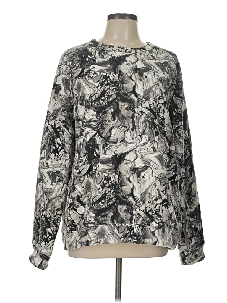 Pre-owned Zella Sweatshirt In Silver