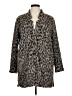 Maurices 100% Polyester Animal Print Gray Coat Size XL - photo 1