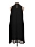 Aqua 100% Polyester Solid Black Casual Dress Size S - photo 2