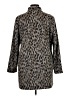 Maurices 100% Polyester Animal Print Gray Coat Size XL - photo 2