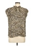 Jules & Leopold 100% Polyester Animal Print Brown Sleeveless Blouse Size M - photo 1