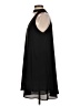 Aqua 100% Polyester Solid Black Casual Dress Size S - photo 5