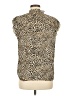 Jules & Leopold 100% Polyester Animal Print Brown Sleeveless Blouse Size M - photo 2