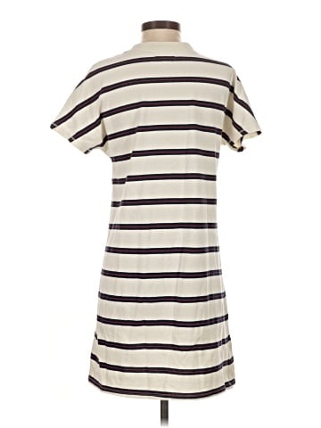 Madewell Tomboy Pocket Tee Dress in Stripe (view 2)