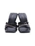 Naturalizer 100% Leather Black Sandals Size 10 - photo 2